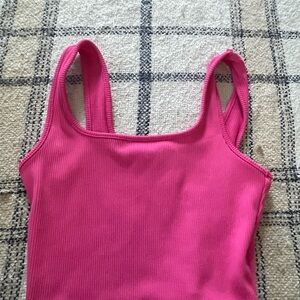 Wild Fable Hot Pink Ribbed Top